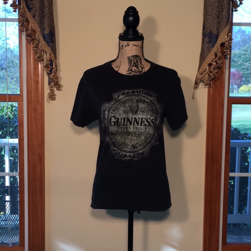 Guinness S Ladies Shirt. Black